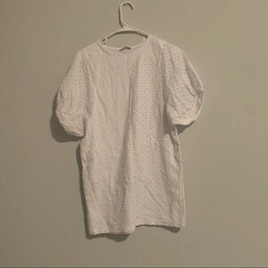 Zara white shirt size S